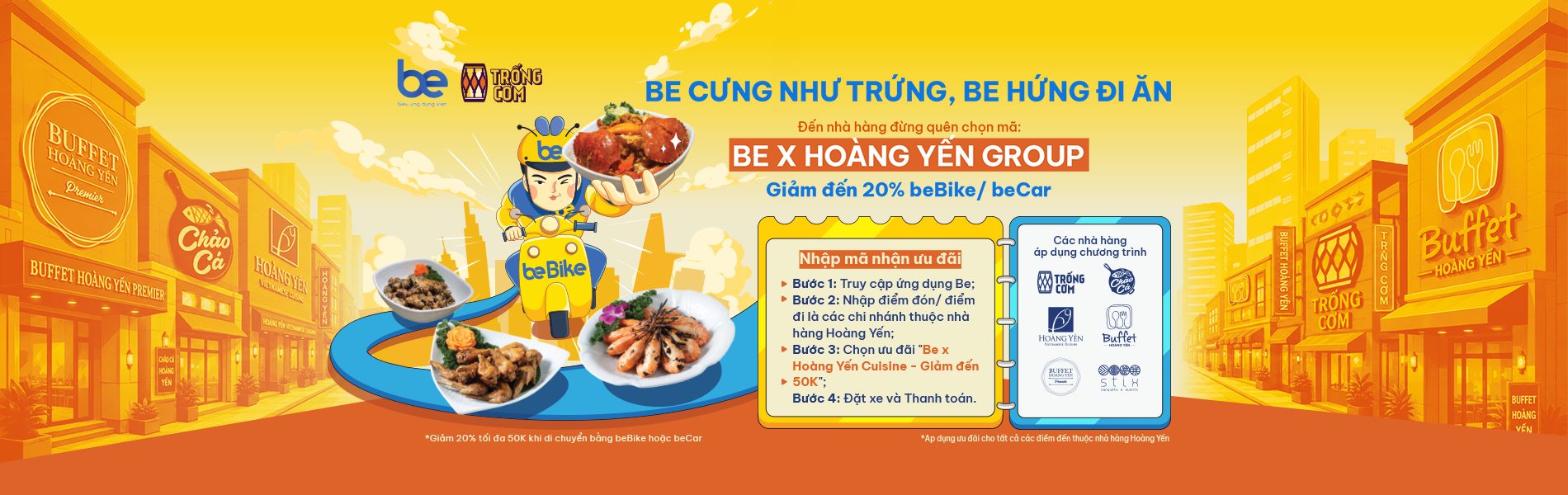 Ưu Đãi Lên Đến 50K Cho Chuyến Be Đến Trống Cơm