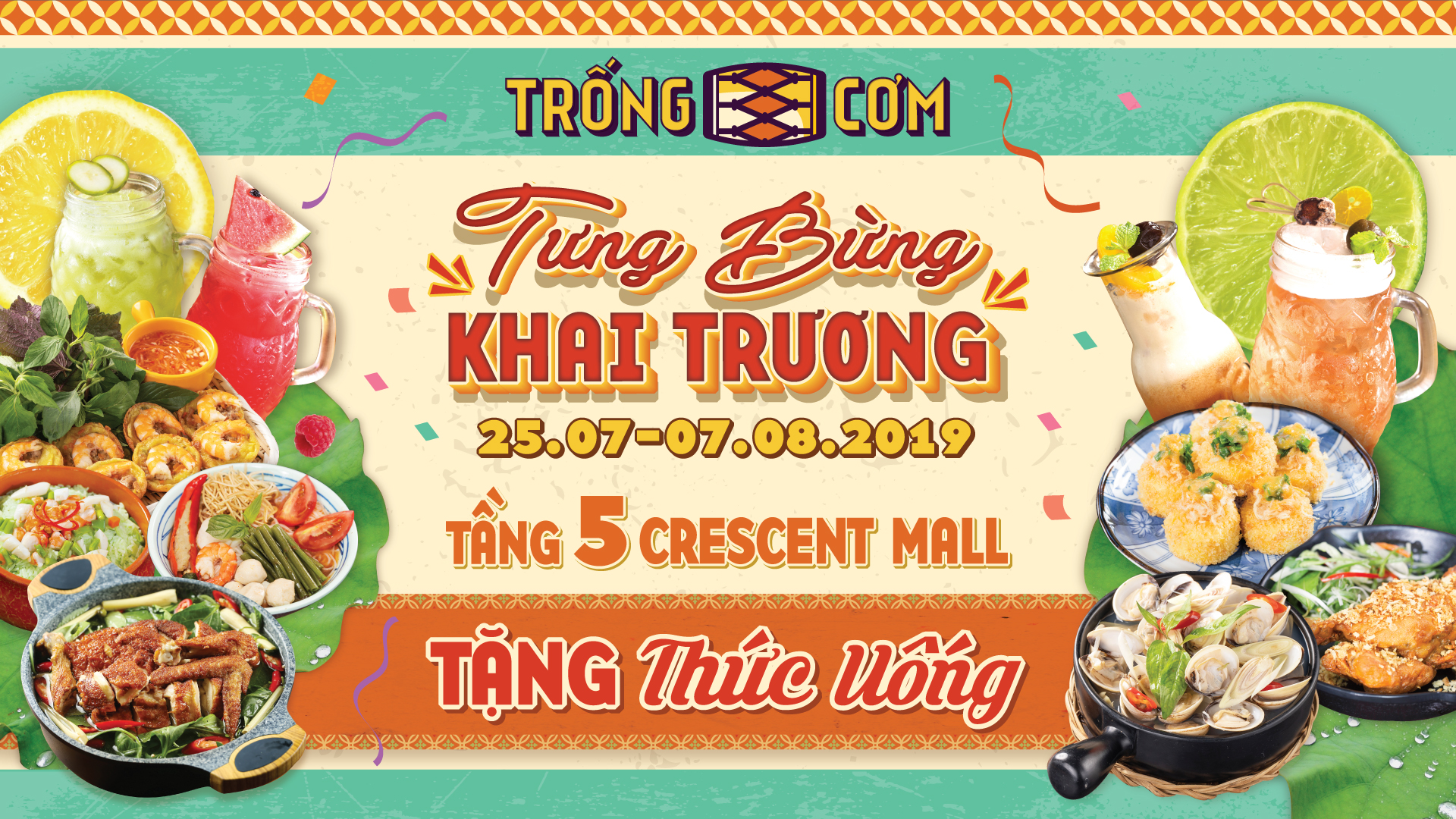 TƯNG BỪNG KHAI TRƯƠNG CHI NHÁNH CRESCENT MALL