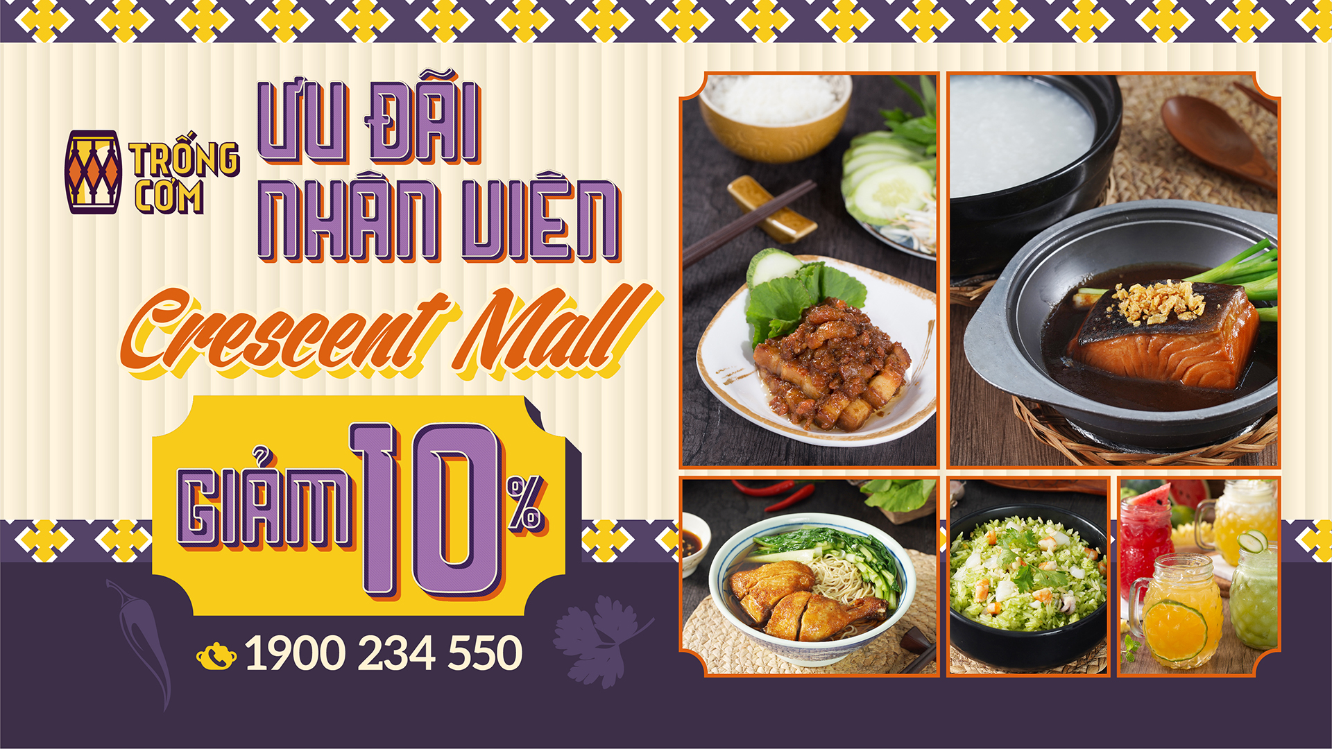 ƯU ĐÃI DÀNH RIÊNG CHO NHÂN VIÊN CRESCENT MALL – GIẢM NGAY 10%