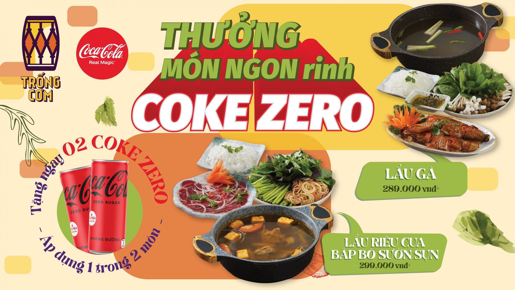 THƯỞNG MÓN NGON – RINH COKE ZERO