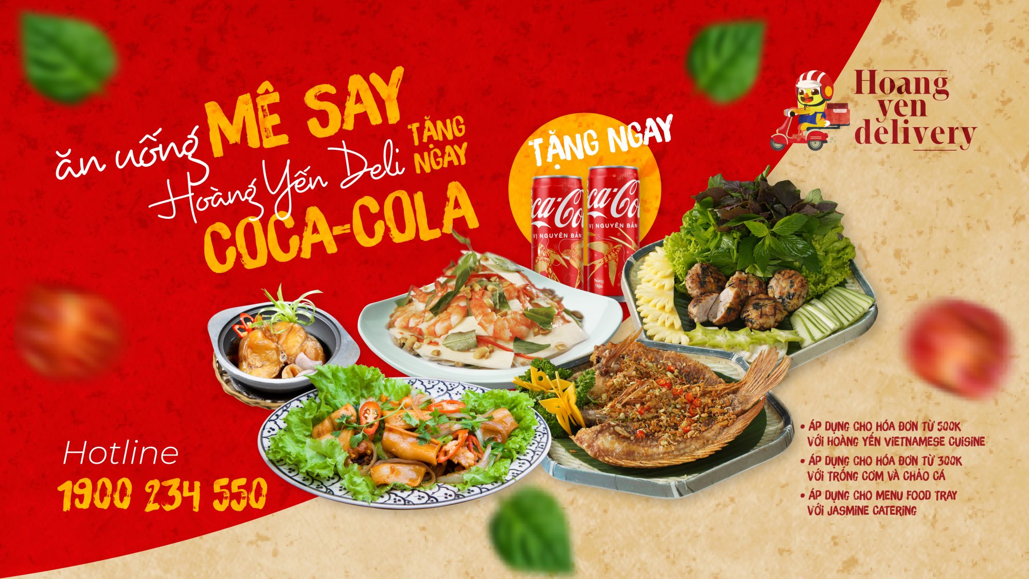 ĂN UỐNG MÊ SAY – Hoàng Yến Deli tặng ngay Coca-Cola