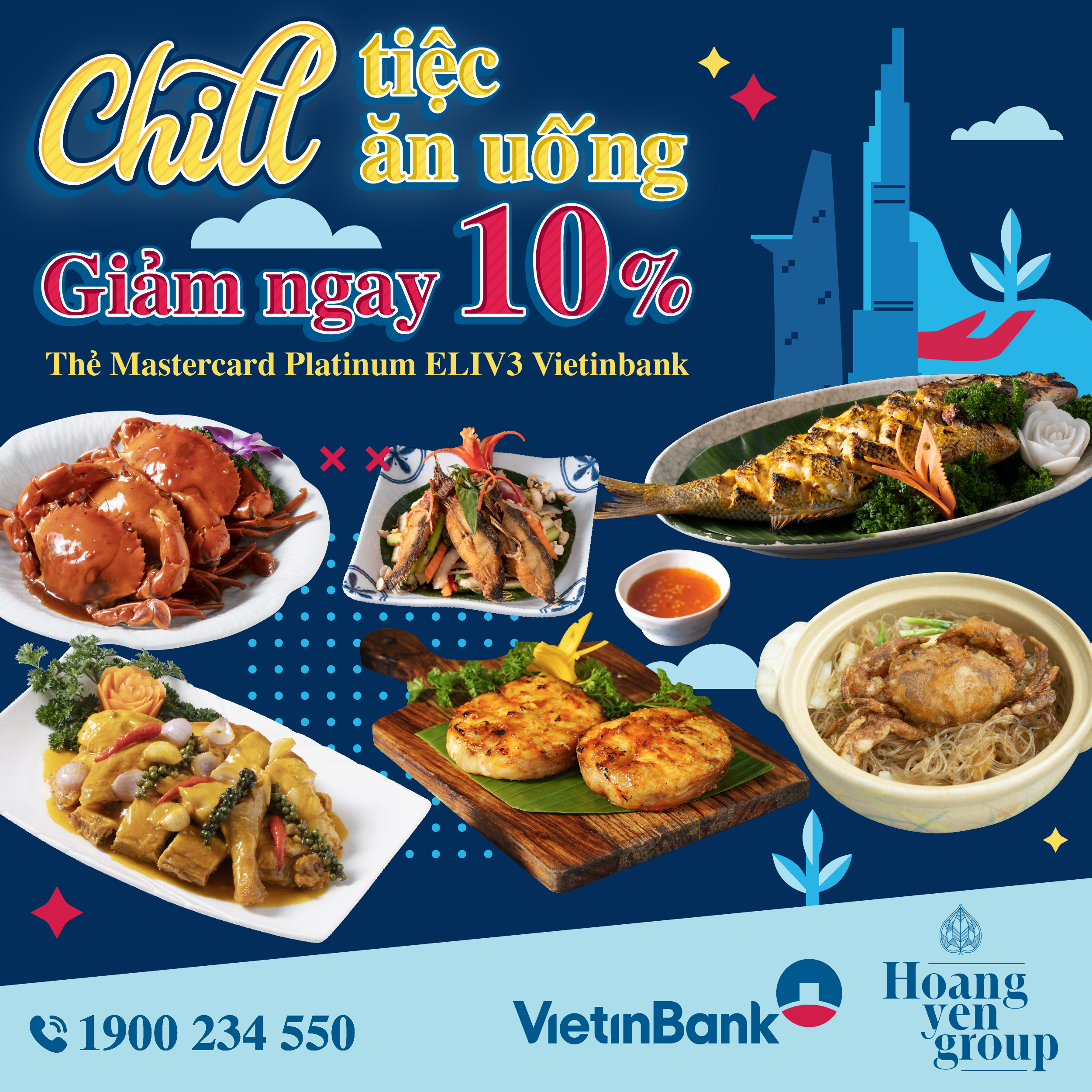 Ưu đãi giảm 10% cho chủ thẻ VietinBank Elvi3