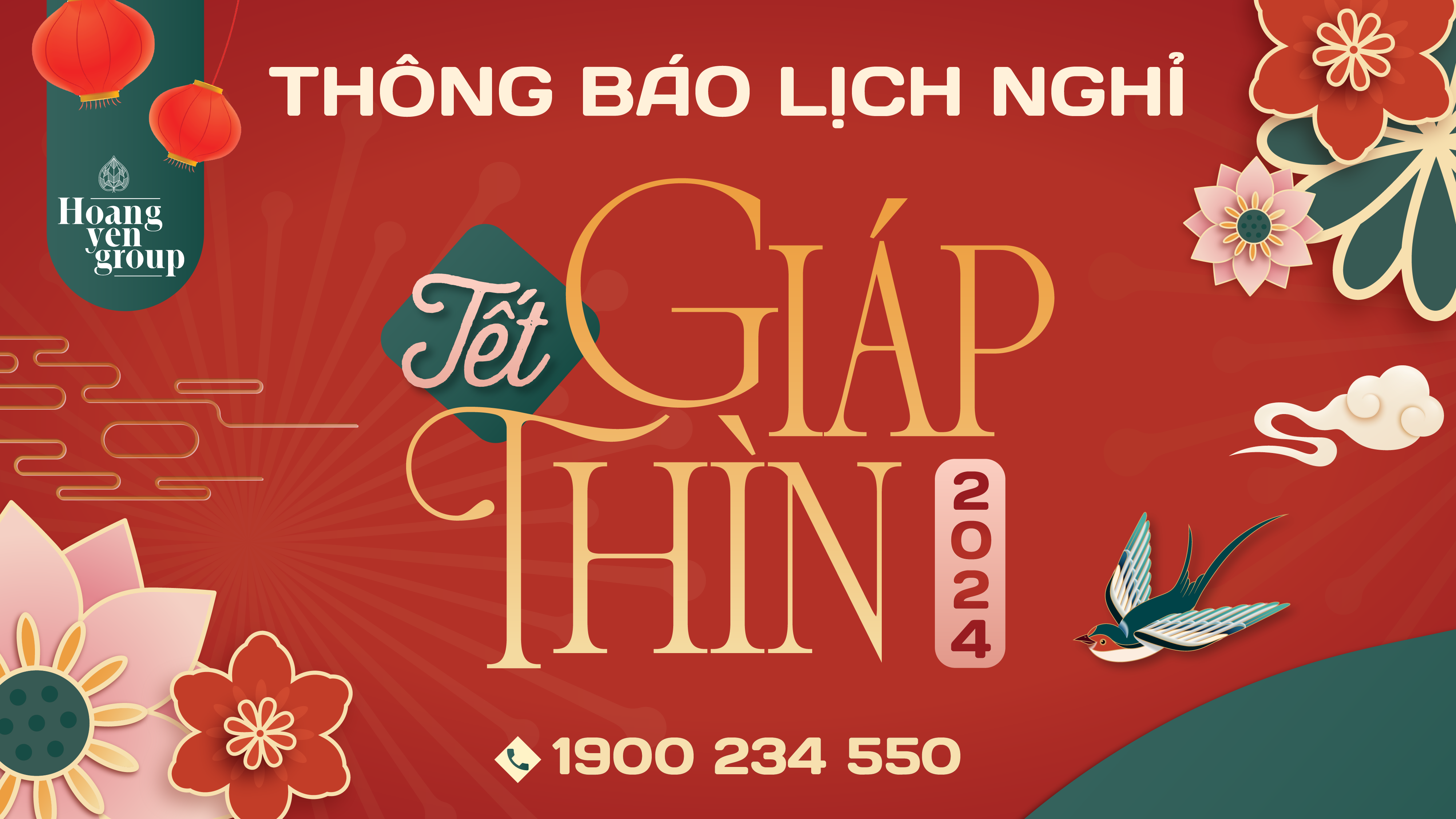 THÔNG BÁO LỊCH HOẠT ĐỘNG TẾT GIÁP THÌN 2024