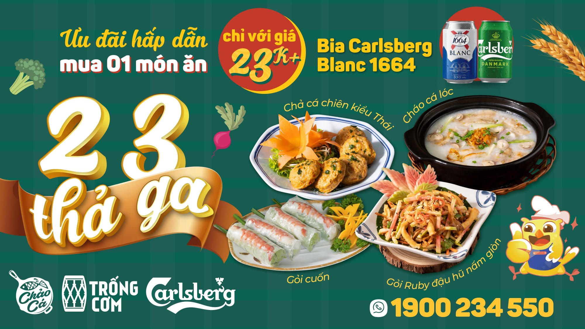 2, 3 THẢ GA – ƯU ĐÃI NGẬP TRÀN