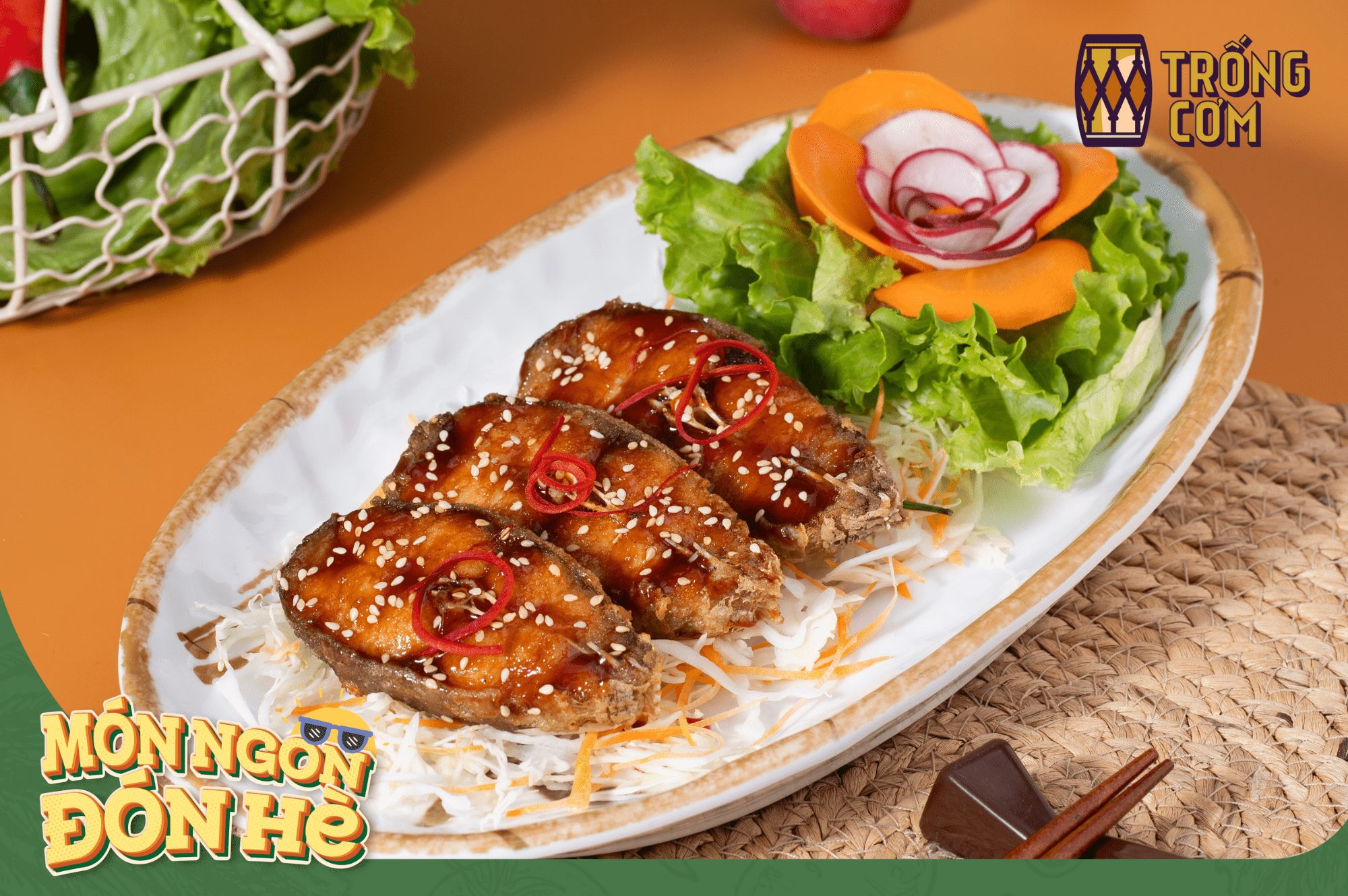 Cá chiên sốt mật ong